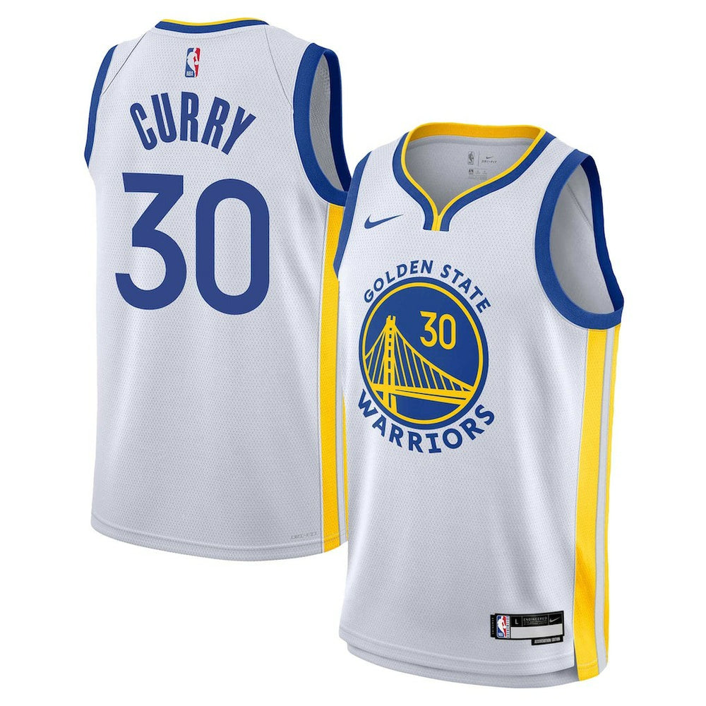 White Stephen Curry Golden State Warriors Youth Swingman Jersey sale | NBA