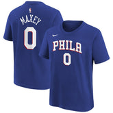 Royal Tyrese Maxey Philadelphia 76ers Youth Icon Name & Number T-Shirt | NBA