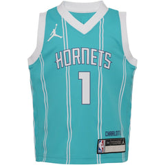 Teal LaMelo Ball Charlotte Hornets Jordan Brand Preschool Swingman Player Jersey | NBA