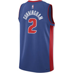 Blue Cade Cunningham Detroit Pistons Youth Swingman Jersey sale | NBA