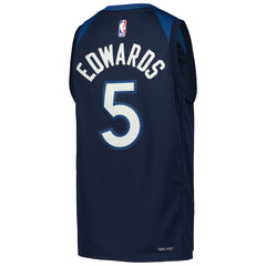 Navy Anthony Edwards Minnesota Timberwolves Youth Swingman Jersey | NBA