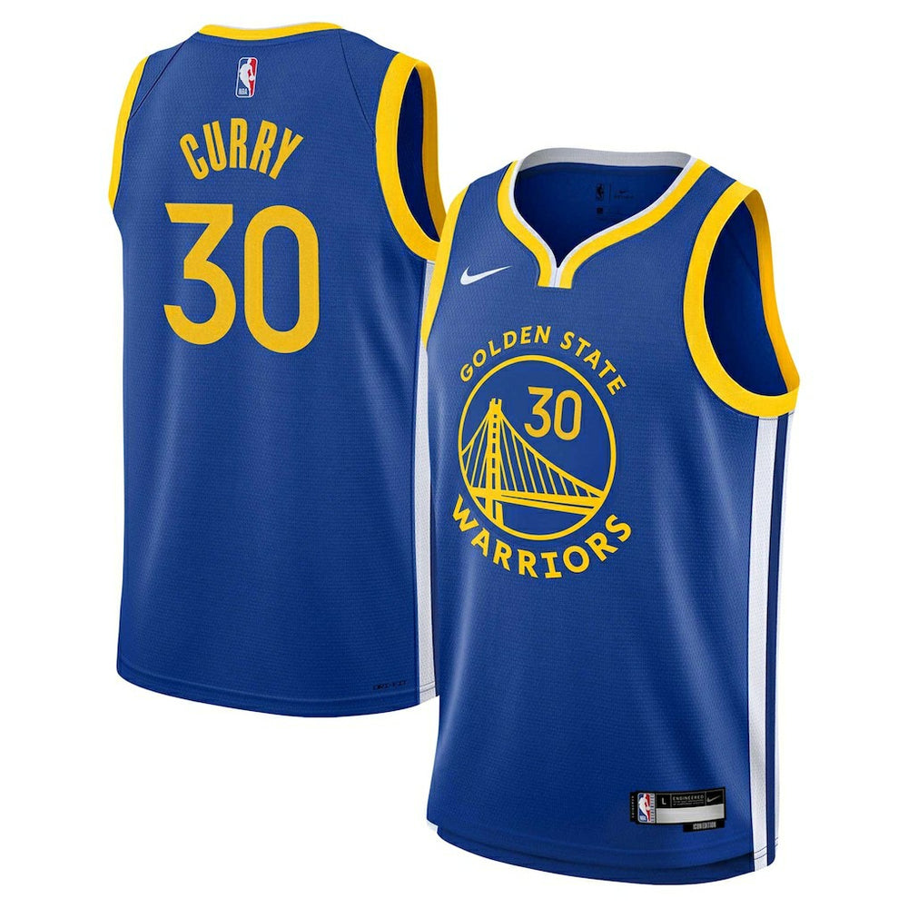 Royal Stephen Curry Golden State Warriors Youth Swingman Jersey sale | NBA