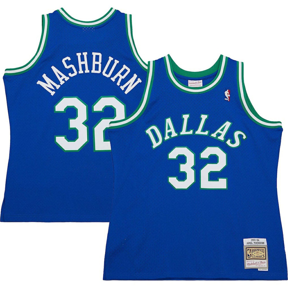 Blue Jamal Mashburn Dallas Mavericks 1993/94 Hardwood Classics Swingman Jersey sale | NBA