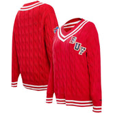 Buffalo Bills Pro Standard Women's Prep V-Neck Pullover Sweater | NFL Hot
