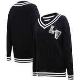 Las Vegas Raiders Pro Standard Women's Prep V-Neck Pullover Sweater | NFL Near me