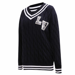 Las Vegas Raiders Pro Standard Women's Prep V-Neck Pullover Sweater | NFL Near me
