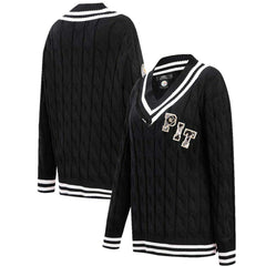 Pittsburgh Steelers Pro Standard Women's Prep V-Neck Pullover Sweater | NFL US