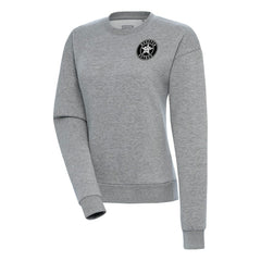 Houston Astros Antigua Women's Brushed Metallic Victory Pullover Sweatshirt - MLB Pullover