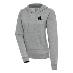 Boston Red Sox Antigua Women's Brushed Metallic Victory Pullover Hoodie - MLB Hoodies