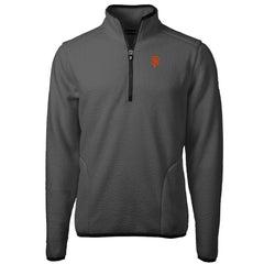 San Francisco Giants Cutter & Buck Cascade Eco Sherpa Fleece Quarter-Zip Pullover Jacket - MLB Jackets