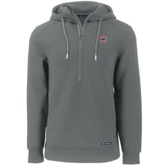 Chicago Cubs Cutter & Buck Roam Eco Half-Zip Recycled Pullover Hoodie - MLB Hoodies