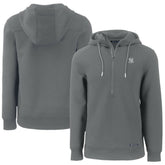 New York Yankees Cutter & Buck Roam Eco Half-Zip Recycled Pullover Hoodie - MLB Hoodies