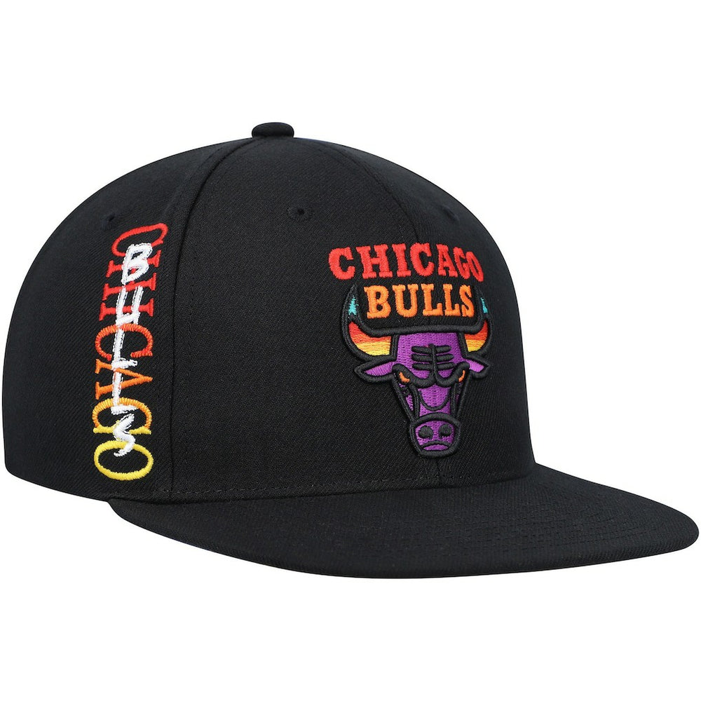 Black Chicago Bulls Soul High-Grade Fade Undervisor Snapback Hat | NBA