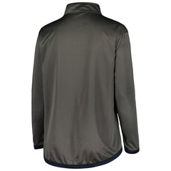 New York Yankees Profile Women's Plus Size Quarter-Zip Jacket - MLB Jackets