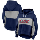 Boston Red Sox Profile Women's Plus Size Pullover Hoodie - MLB Hoodies
