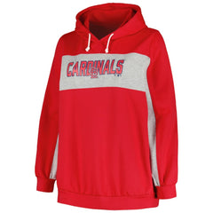 St. Louis Cardinals Profile Women's Plus Size Pullover Hoodie - MLB Hoodies
