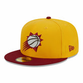 Yellow/Red Phoenix Suns Fall Leaves 2-Tone 59FIFTY Fitted Hat | NBA