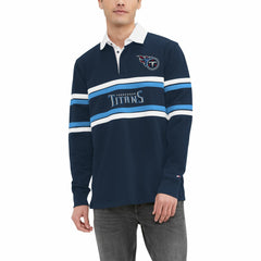 Tennessee Titans Tommy Hilfiger Cory Varsity Rugby Long Sleeve T-Shirt | NFL Online
