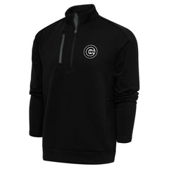 Chicago Cubs Antigua Metallic Generation Quarter-Zip Pullover Top - MLB Pullover