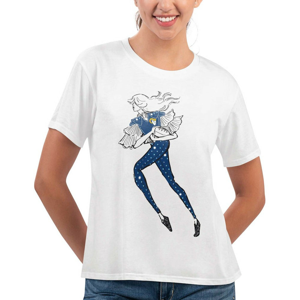 Los Angeles Rams G-III 4Her by Carl Banks Women's Play The Ball T-Shirt | NFL US