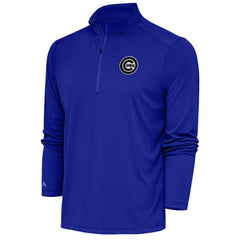 Chicago Cubs Antigua Metallic Tribute Quarter-Zip Top - MLB Tops