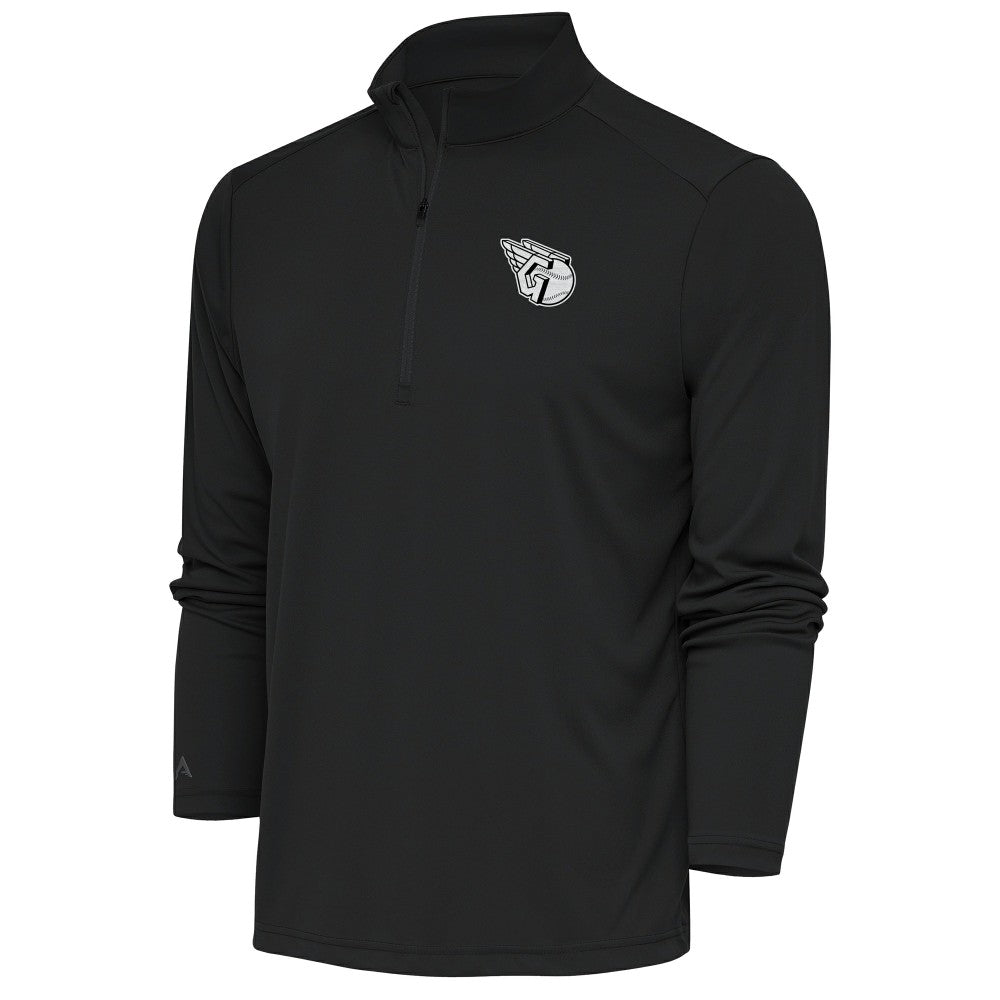 Cleveland Guardians Antigua Metallic Tribute Quarter-Zip Top - MLB Tops