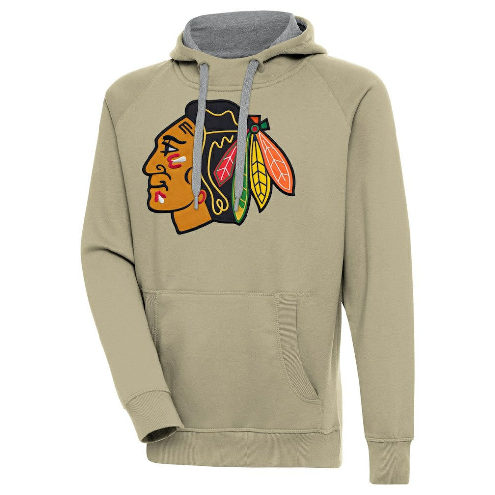 Chicago Blackhawks Antigua Victory Pullover Hoodie - NHL Hoodies
