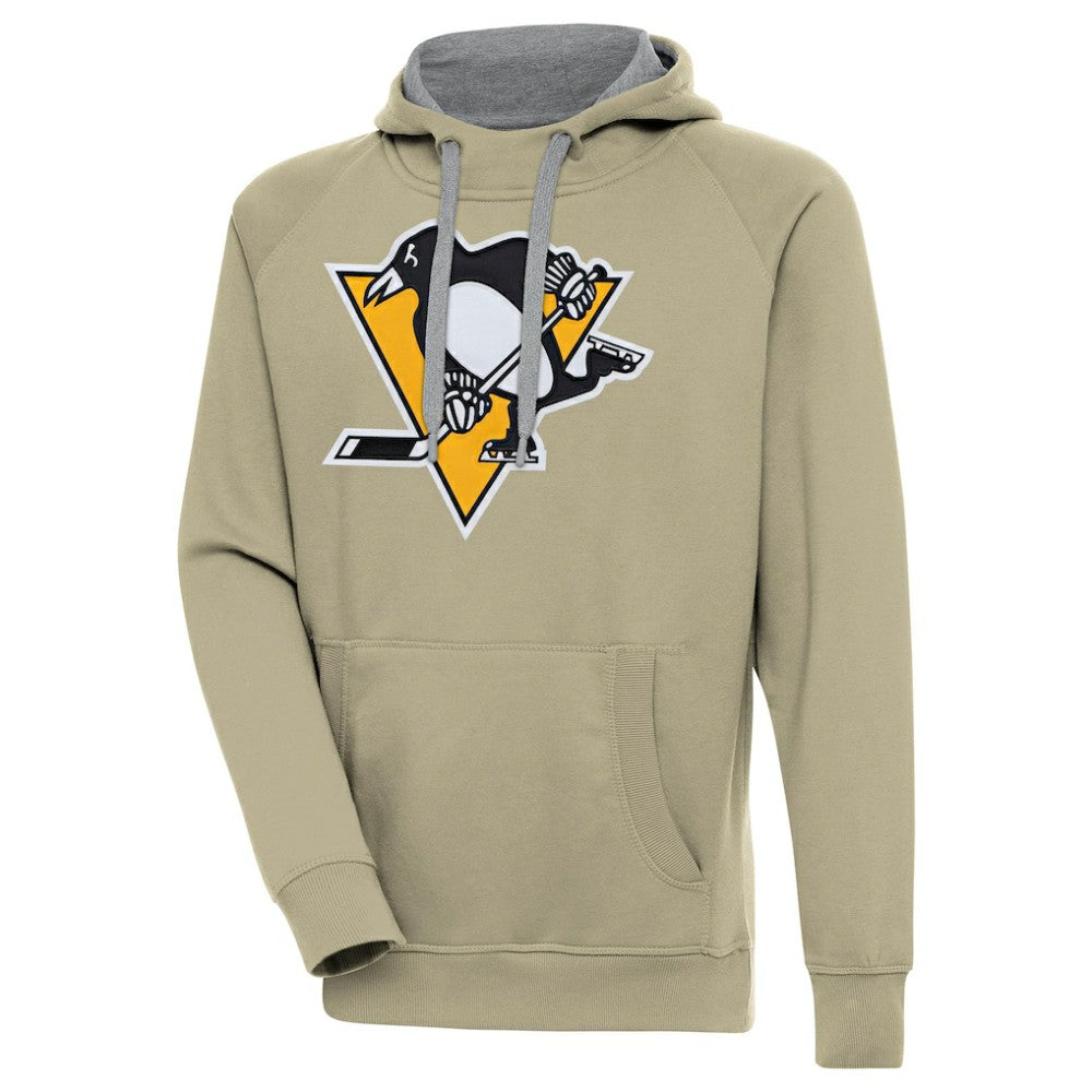 Pittsburgh Penguins Antigua Victory Pullover Hoodie - NHL Hoodies