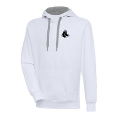 Boston Red Sox Antigua Metallic Victory Pullover Hoodie - MLB Hoodies