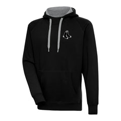 Boston Red Sox Antigua Metallic Victory Pullover Hoodie - MLB Hoodies