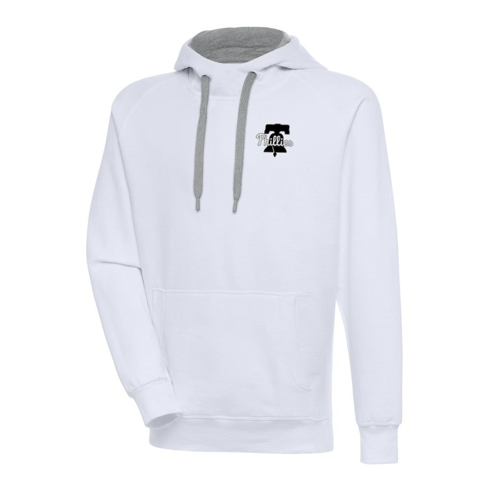 Philadelphia Phillies Antigua Metallic Victory Pullover Hoodie - MLB Hoodies