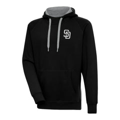 San Diego Padres Antigua Metallic Victory Pullover Hoodie - MLB Hoodies