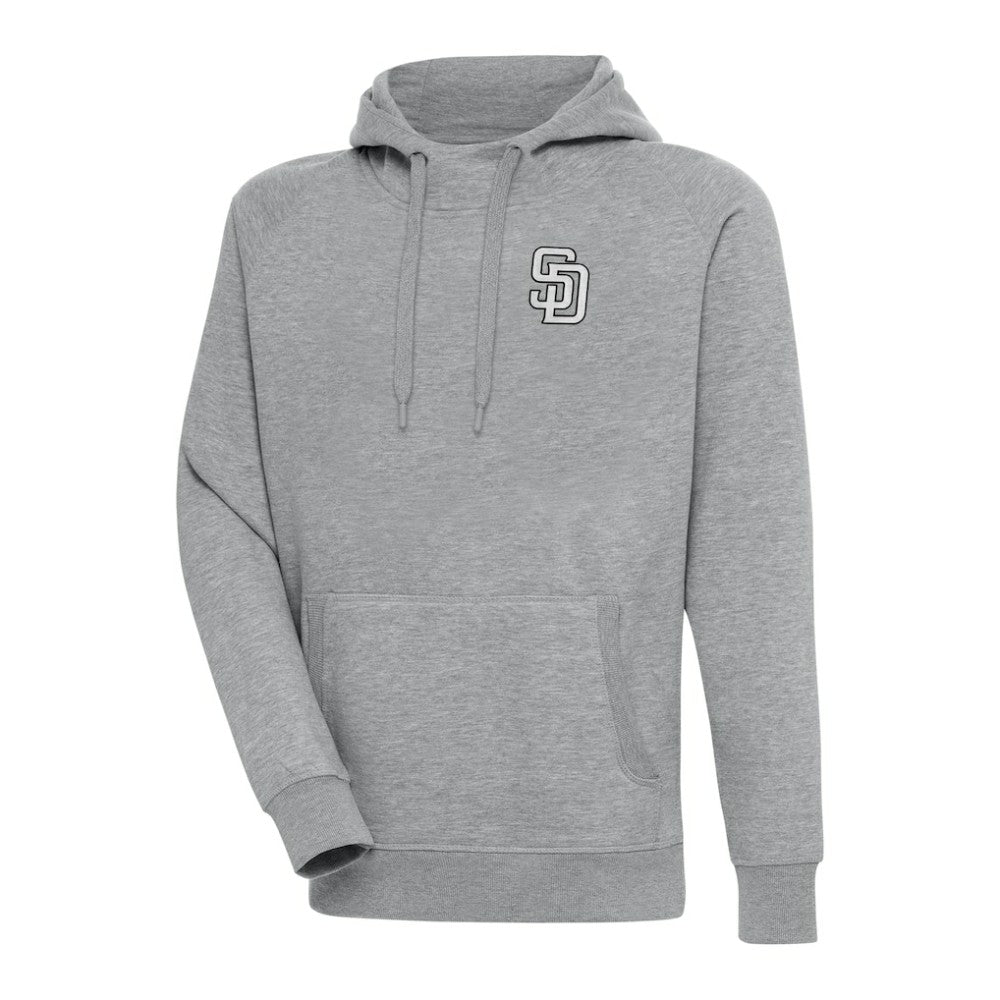 San Diego Padres Antigua Metallic Victory Pullover Hoodie - MLB Hoodies