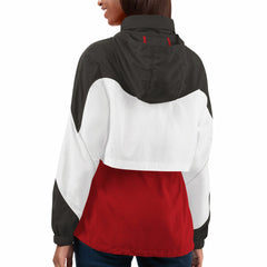 Tampa Bay Buccaneers G-III 4Her by Carl Banks Women's Tie Breaker Lightweight Quarter-Zip Jacket | NFL On sale