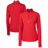 Cleveland Guardians Cutter & Buck Women's DryTec Traverse Stretch Quarter-Zip Pullover Top - MLB Pullover