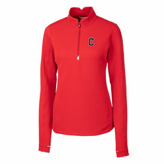 Cleveland Guardians Cutter & Buck Women's DryTec Traverse Stretch Quarter-Zip Pullover Top - MLB Pullover