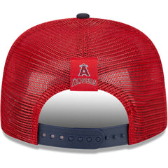 Los Angeles Angels New Era Speed Golfer Trucker Snapback Hat - MLB Hats