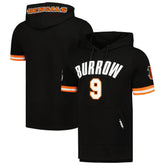 Cincinnati Bengals Joe Burrow Pro Standard Player Name & Number Hoodie T-Shirt | NFL Discount