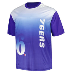 Royal Philadelphia 76ers Big & Tall Sublimated T-Shirt | NBA