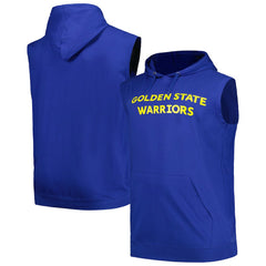 Royal Golden State Warriors Big & Tall Jersey Muscle Pullover Hoodie sale | NBA