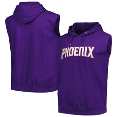 Purple Phoenix Suns Jersey Muscle Pullover Hoodie | NBA