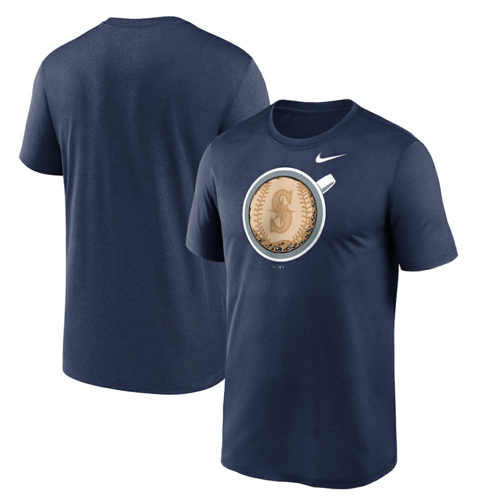 Seattle Mariners Nike Coffee Hometown Legend Performance T-Shirt - MLB T-shirts