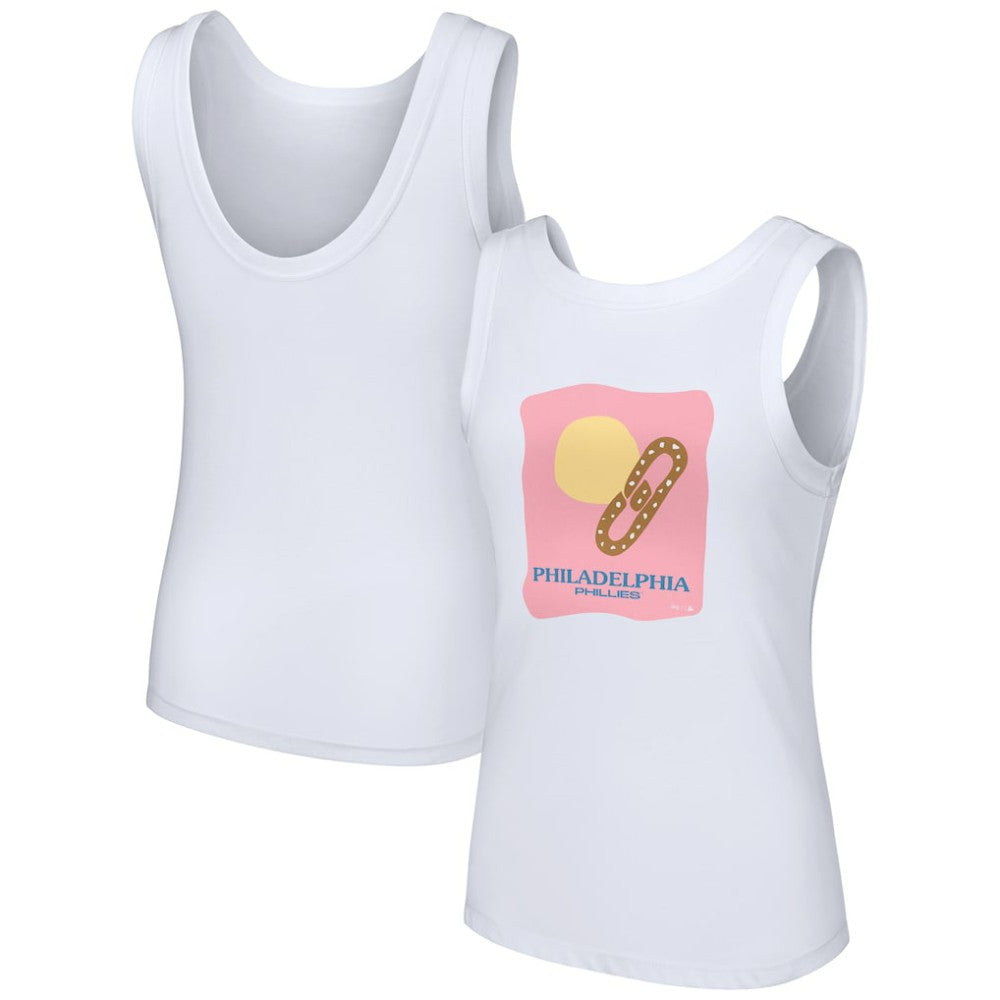 Philadelphia Phillies Lusso Style Women's Lindy Tank Top - MLB Tanks