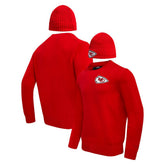 Kansas City Chiefs Pro Standard Crewneck Pullover Sweater & Cuffed Knit Hat Box Gift Set | NFL Online