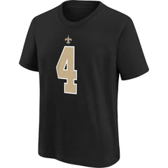 New Orleans Saints Derek Carr Youth Player Name & Number T-Shirt | NFL Outlet