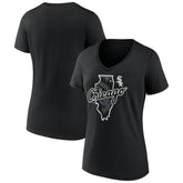 Chicago White Sox Women's Hometown Sox State V-Neck T-Shirt - MLB T-shirts