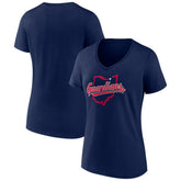 Cleveland Guardians Women's Hometown State Guard V-Neck T-Shirt - MLB T-shirts