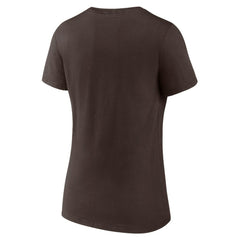 San Diego Padres Women's Hometown 619 Beisbol V-Neck T-Shirt - MLB T-shirts
