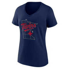 Minnesota Twins Women's Hometown Pride V-Neck T-Shirt - MLB T-shirts