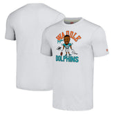 Miami Dolphins Jaylen Waddle Homage Unisex Caricature Player Tri-Blend T-Shirt | NFL Discount